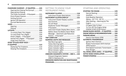 2021 Chrysler Pacifica Owner's Manual | English