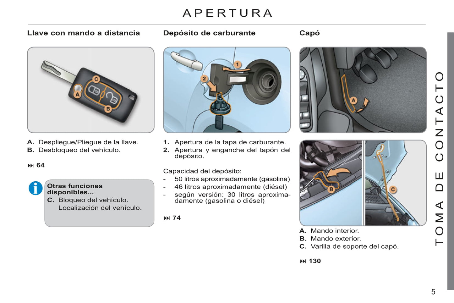 2011-2013 Citroën C3 Bedienungsanleitung | Spanisch