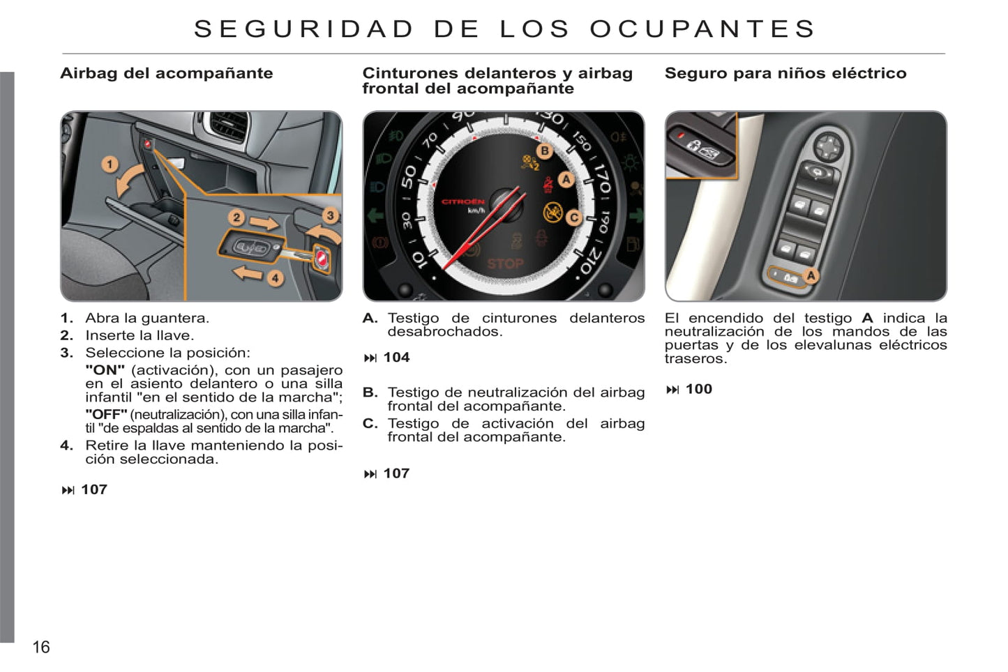 2011-2013 Citroën C3 Bedienungsanleitung | Spanisch