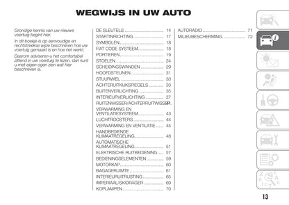 2015-2016 Fiat Doblò Manuel du propriétaire | Néerlandais