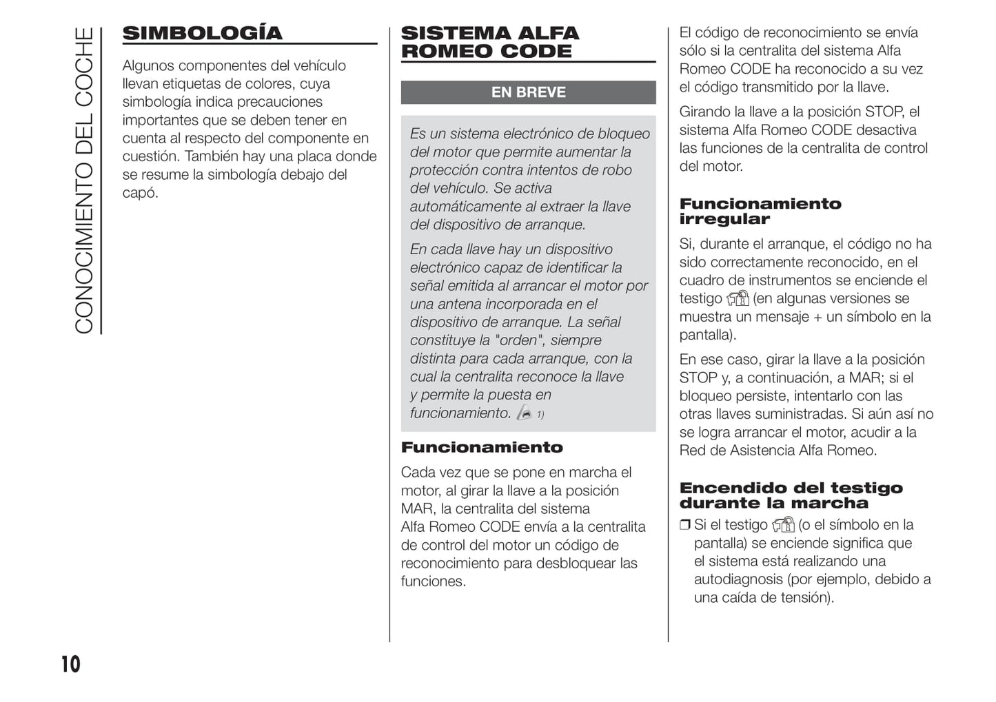 2010-2014 Alfa Romeo Giulietta Manuel du propriétaire | Espagnol