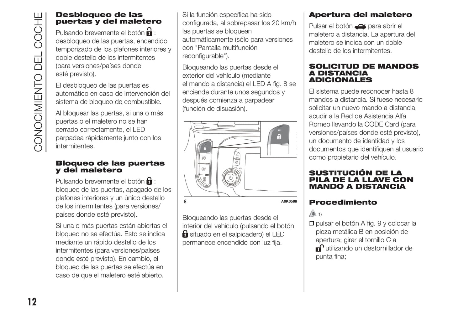 2010-2014 Alfa Romeo Giulietta Manuel du propriétaire | Espagnol