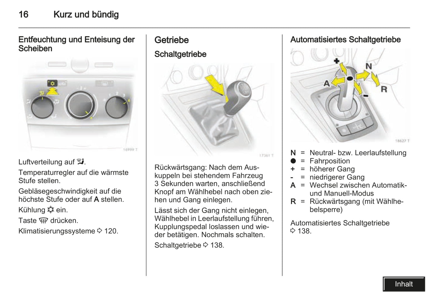 2008 Opel Zafira Owner's Manual | German