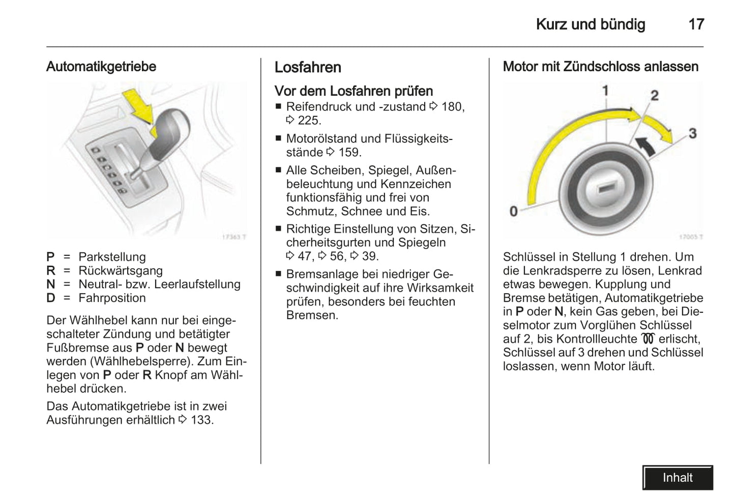 2008 Opel Zafira Owner's Manual | German