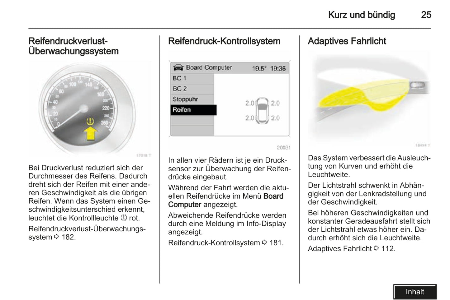 2008 Opel Zafira Owner's Manual | German