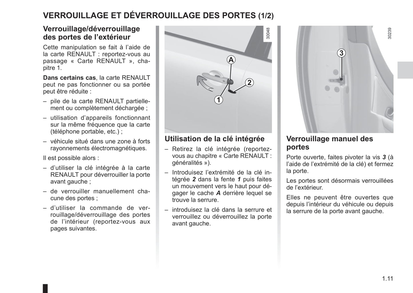 2010-2017 Renault Latitude Manuel du propriétaire | Français