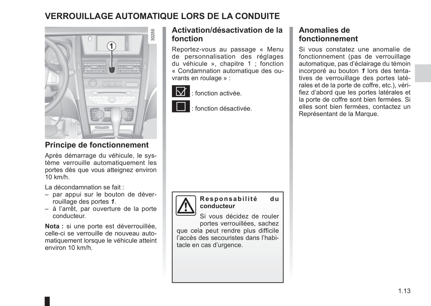 2010-2017 Renault Latitude Manuel du propriétaire | Français