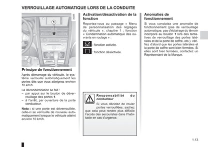 2010-2017 Renault Latitude Manuel du propriétaire | Français