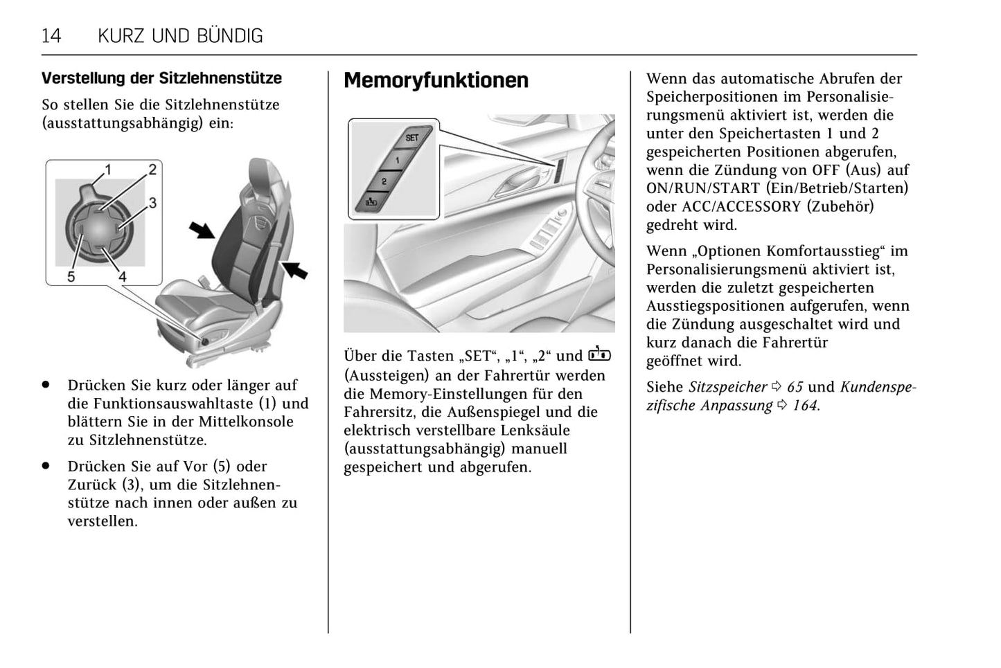 2013-2018 Cadillac CTS/CTS-V Manuel du propriétaire | Allemand