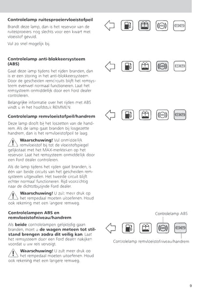 1993-1997 Ford Probe Owner's Manual | Dutch