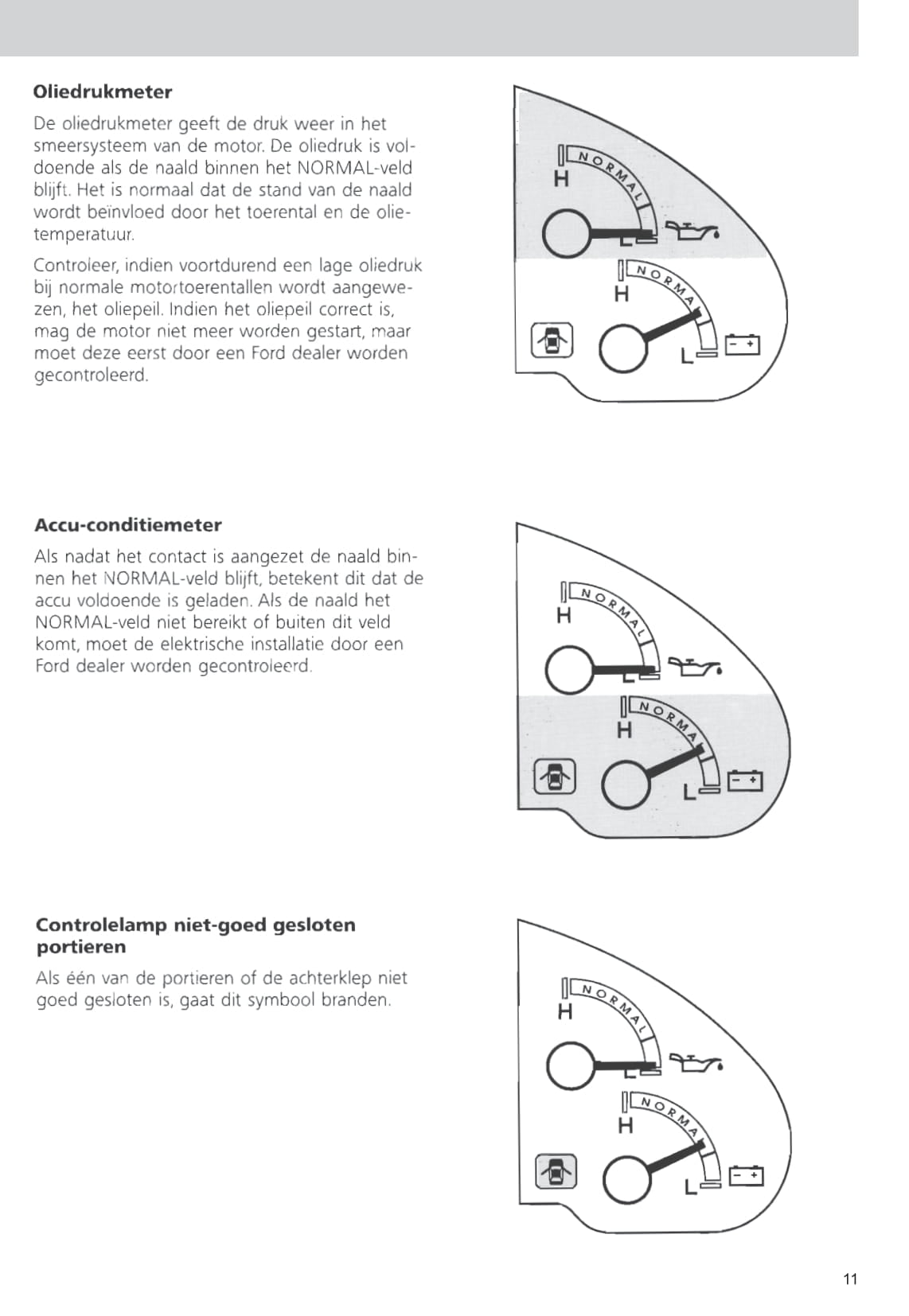 1993-1997 Ford Probe Owner's Manual | Dutch