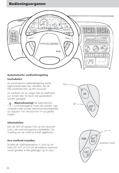 1993-1997 Ford Probe Owner's Manual | Dutch