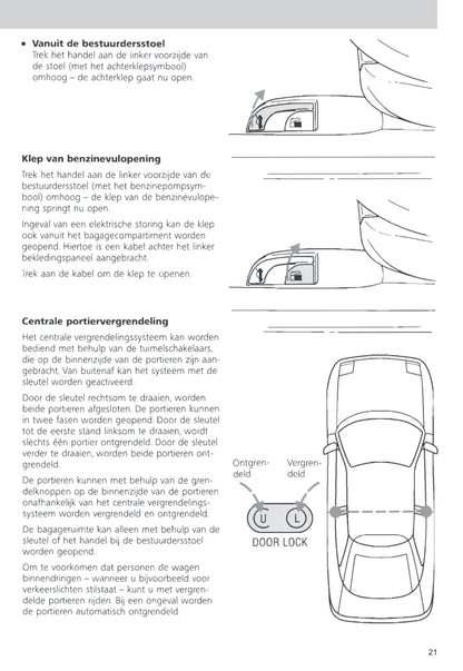 1993-1997 Ford Probe Owner's Manual | Dutch