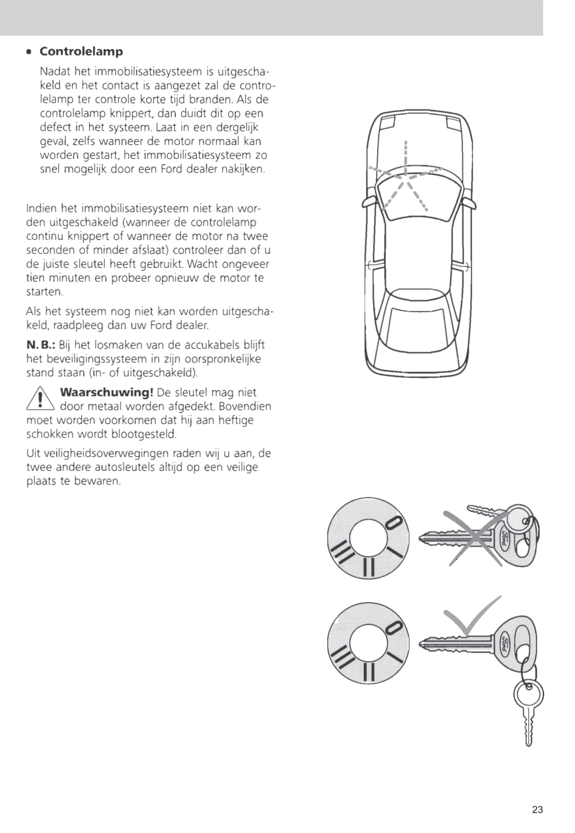 1993-1997 Ford Probe Owner's Manual | Dutch