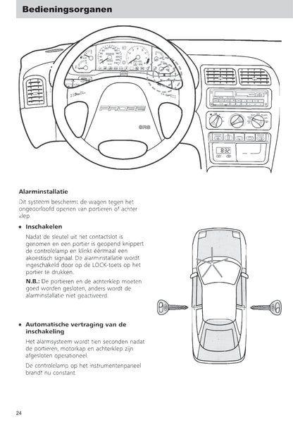 1993-1997 Ford Probe Owner's Manual | Dutch