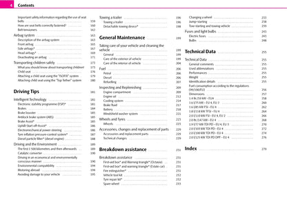 2007-2008 Skoda Octavia Owner's Manual | English