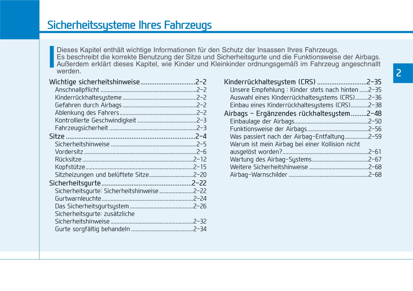 2018-2019 Hyundai Kona Owner's Manual | German