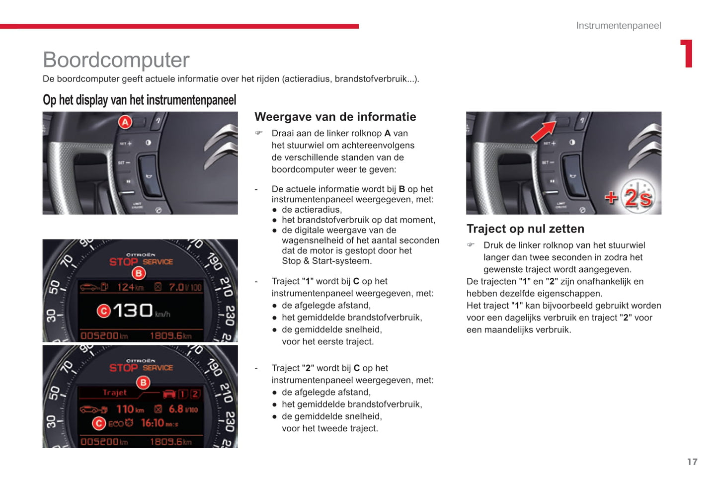 2010-2017 Citroën C5 Manuel du propriétaire | Néerlandais