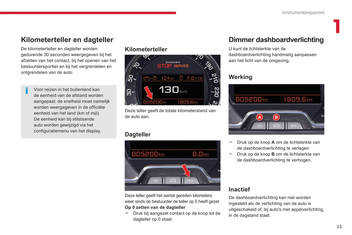 2010-2017 Citroën C5 Manuel du propriétaire | Néerlandais