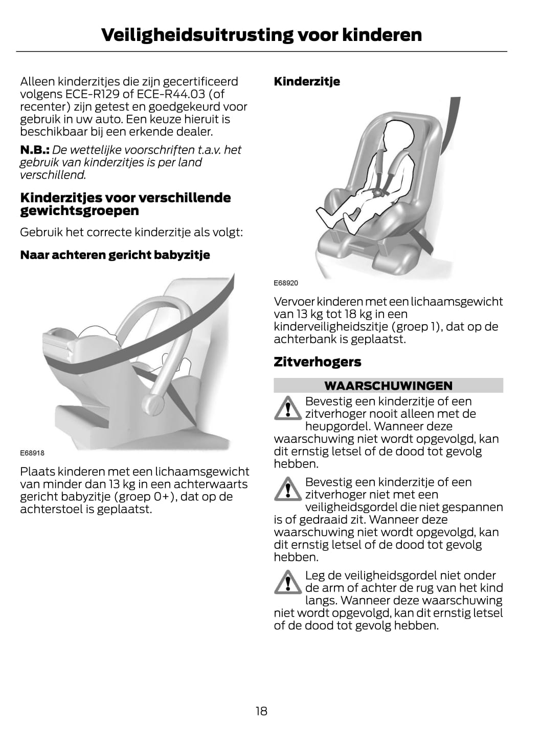 2014-2015 Ford EcoSport Owner's Manual | Dutch