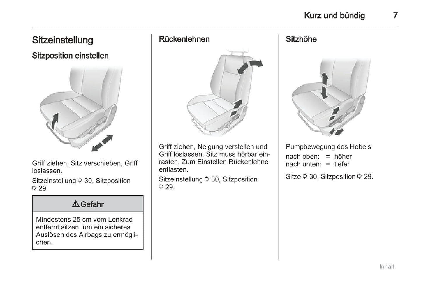 2011-2012 Opel Agila Owner's Manual | German