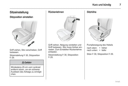 2011-2012 Opel Agila Owner's Manual | German