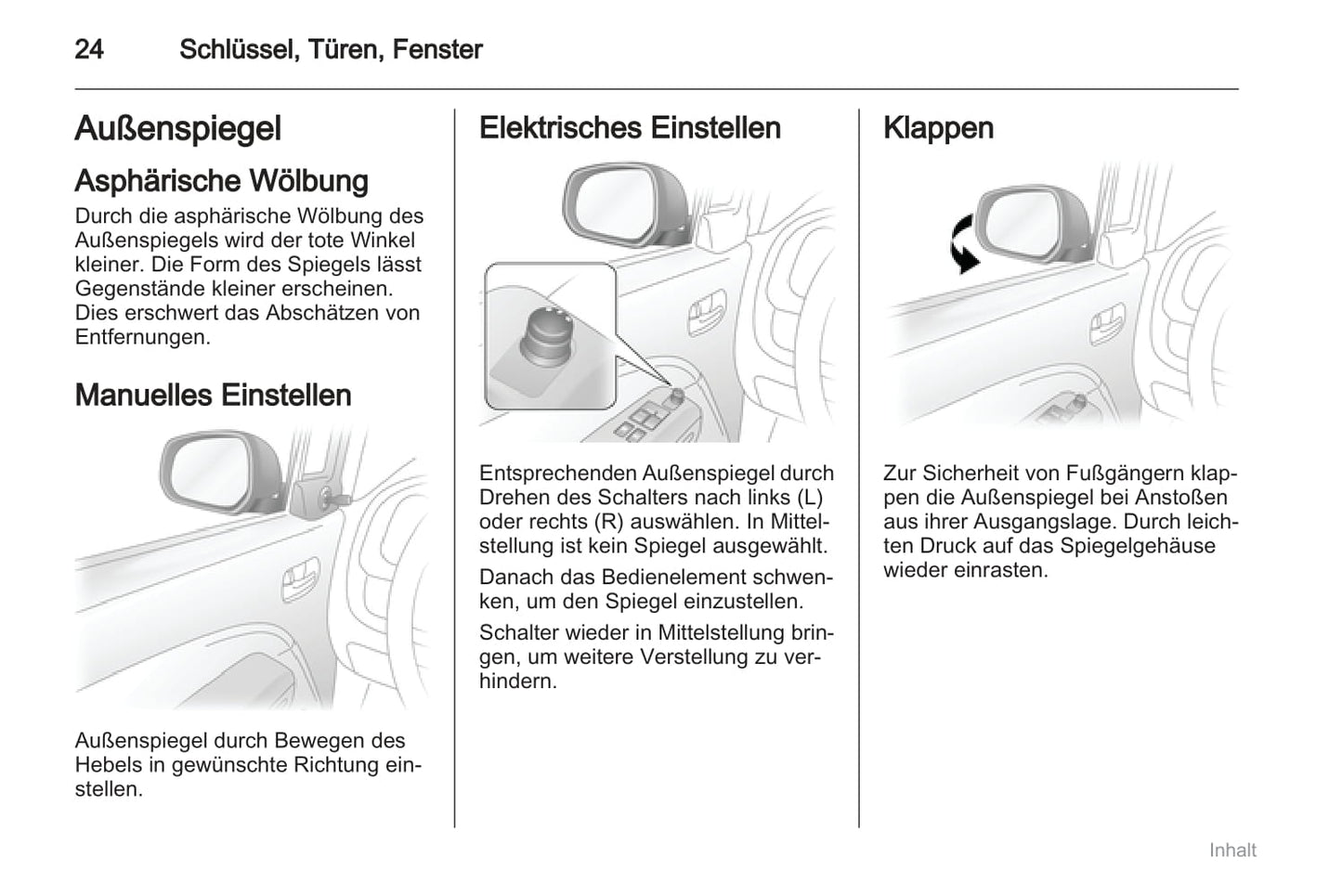 2011-2012 Opel Agila Owner's Manual | German