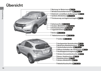 2015-2018 Honda HR-V Manuel du propriétaire | Allemand