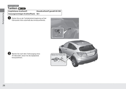 2015-2018 Honda HR-V Manuel du propriétaire | Allemand