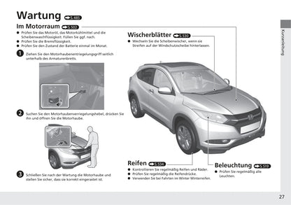 2015-2018 Honda HR-V Manuel du propriétaire | Allemand