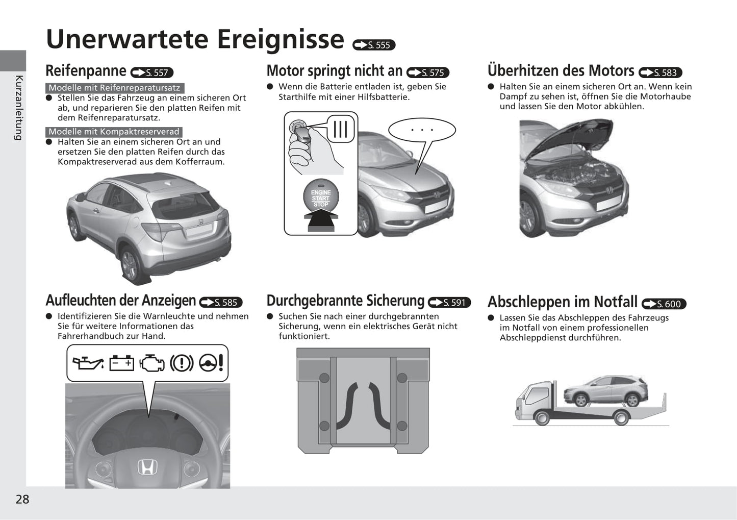 2015-2018 Honda HR-V Manuel du propriétaire | Allemand