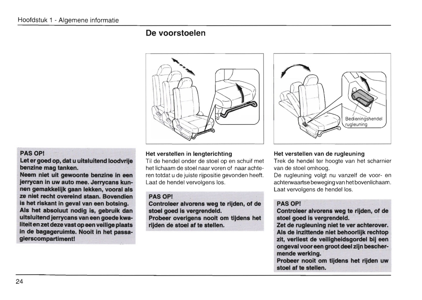 1999-2002 Daihatsu Gran Move Manuel du propriétaire | Néerlandais