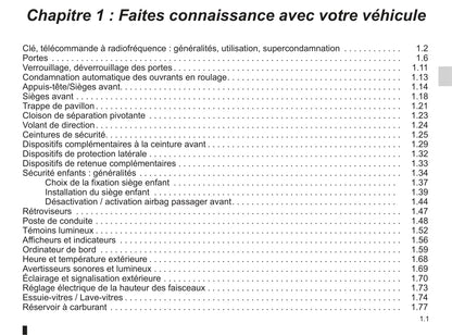 2012-2013 Renault Kangoo Manuel du propriétaire | Français