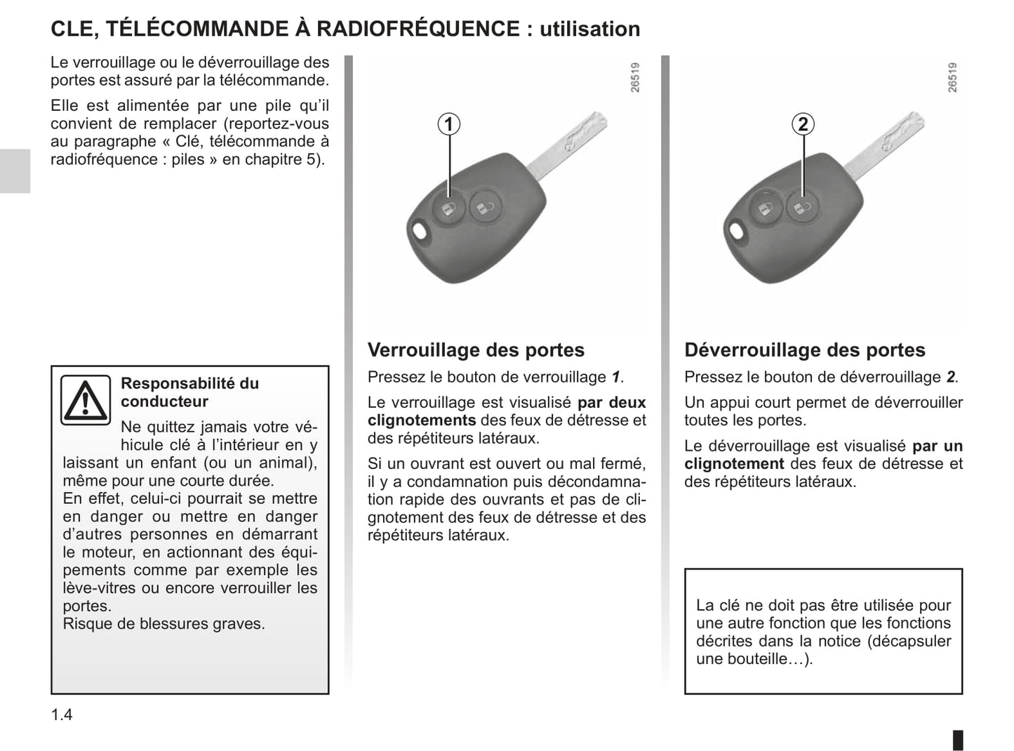 2012-2013 Renault Kangoo Manuel du propriétaire | Français