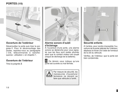 2012-2013 Renault Kangoo Manuel du propriétaire | Français