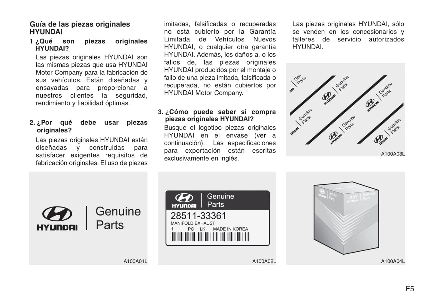 2010-2012 Hyundai Santa Fe Manuel du propriétaire | Espagnol