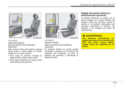 2010-2012 Hyundai Santa Fe Manuel du propriétaire | Espagnol