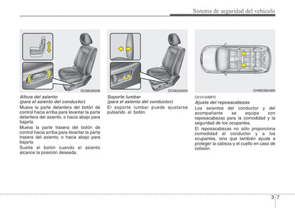 2010-2012 Hyundai Santa Fe Manuel du propriétaire | Espagnol