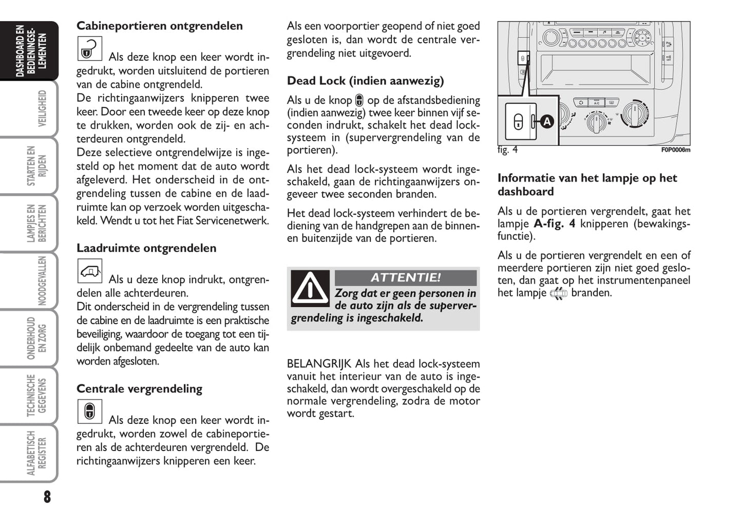 2014-2015 Fiat Scudo Gebruikershandleiding | Nederlands