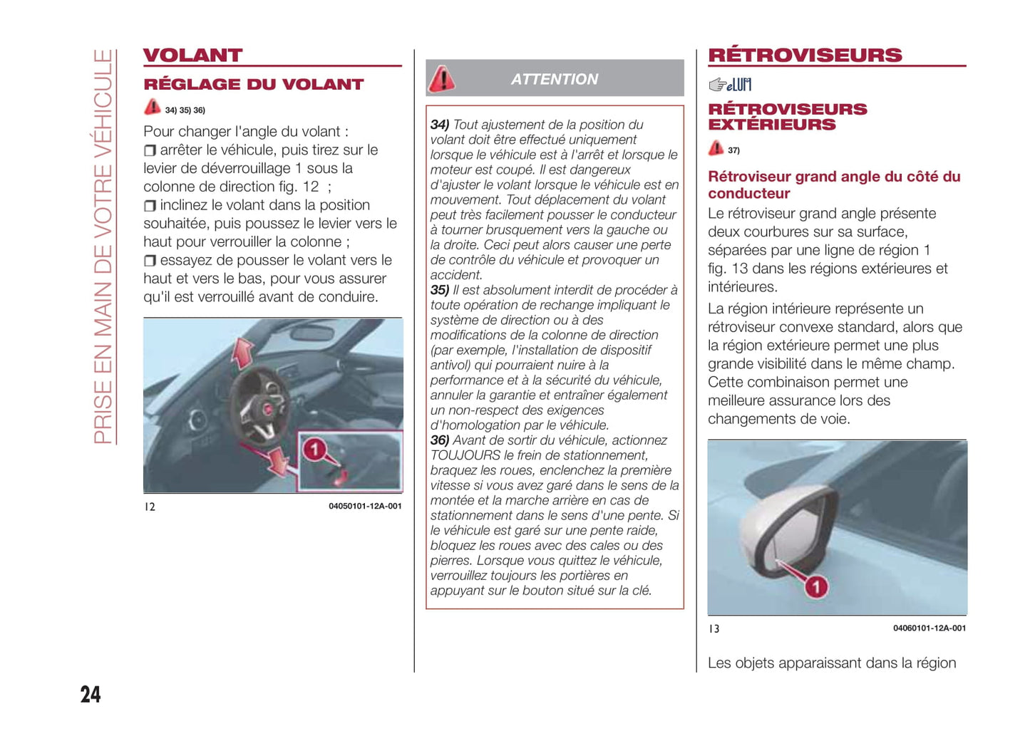 2018-2019 Fiat 124 Spider Gebruikershandleiding | Frans