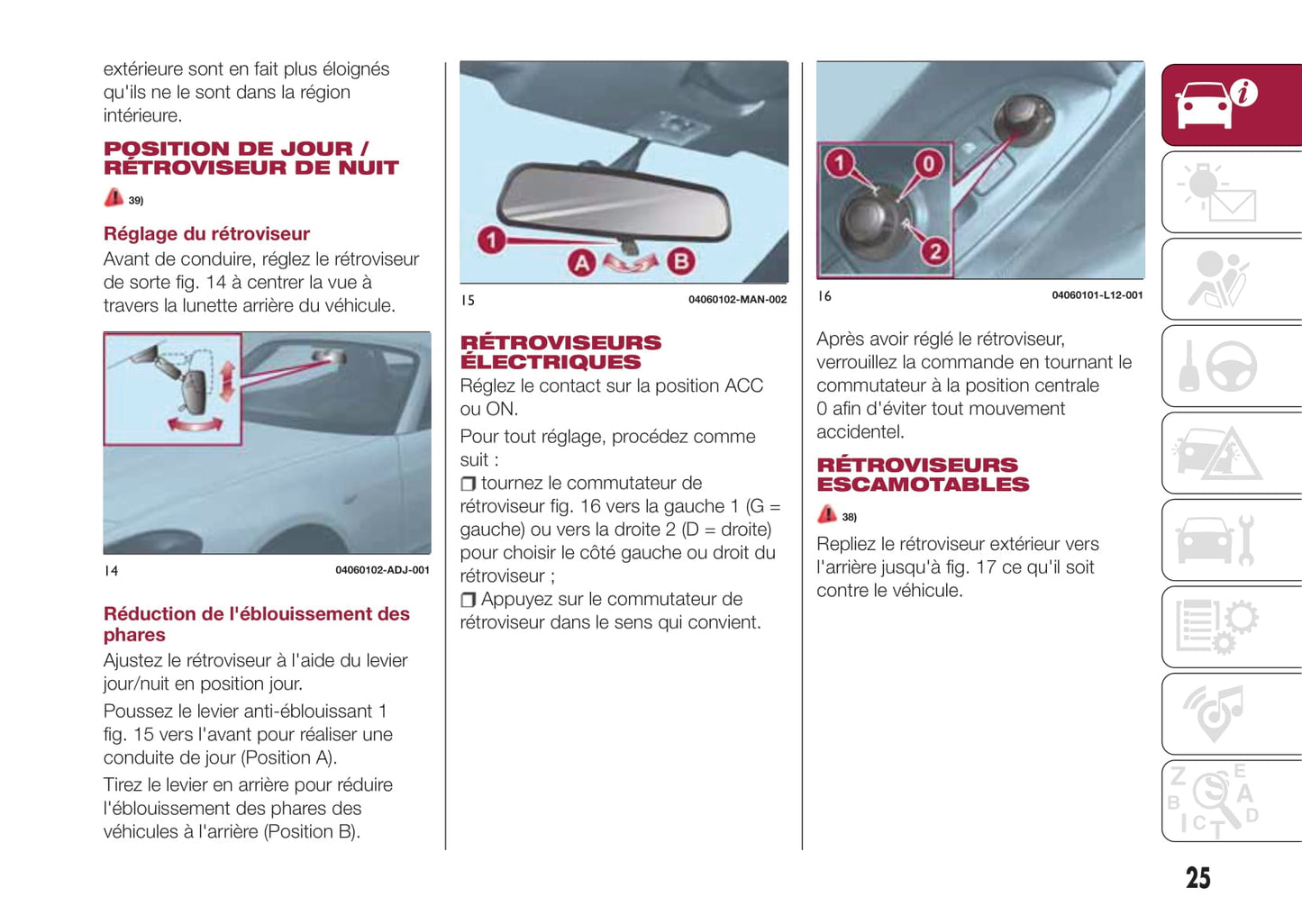 2018-2019 Fiat 124 Spider Gebruikershandleiding | Frans