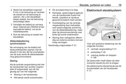 2019-2020 Opel Ampera-e Manuel du propriétaire | Néerlandais