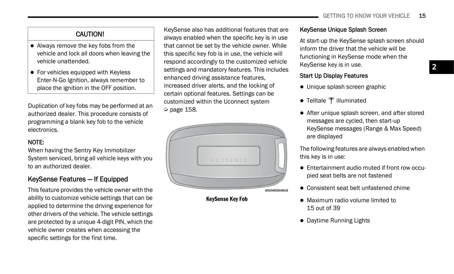 2021 Chrysler Voyager Owner's Manual | English