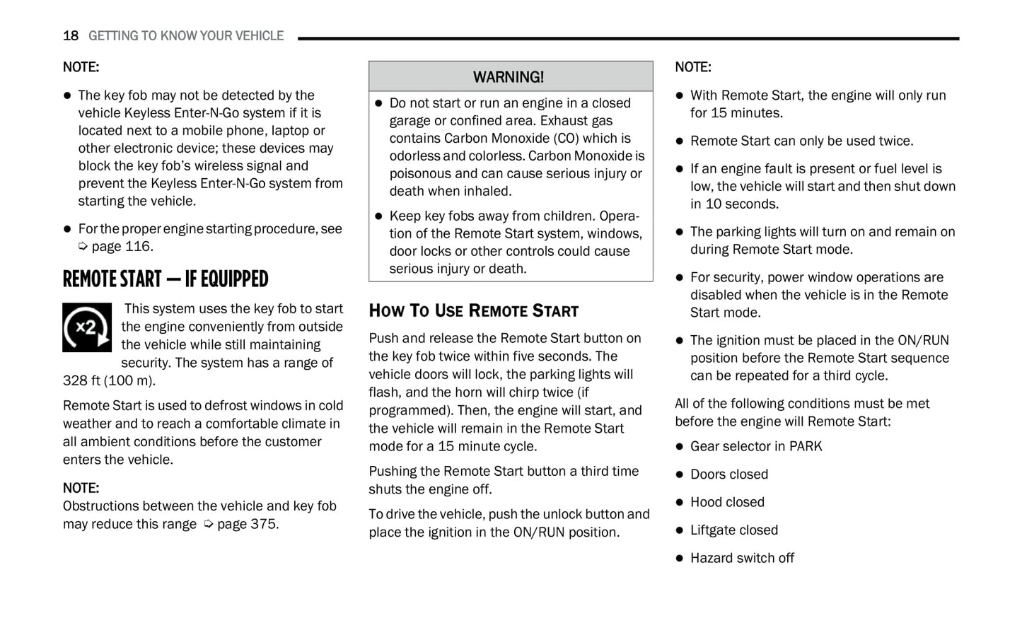 2021 Chrysler Voyager Owner's Manual | English