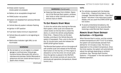 2021 Chrysler Voyager Owner's Manual | English