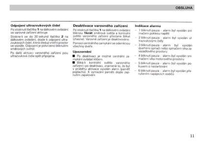 1998-1999 Skoda Felicia Owner's Manual | Czech