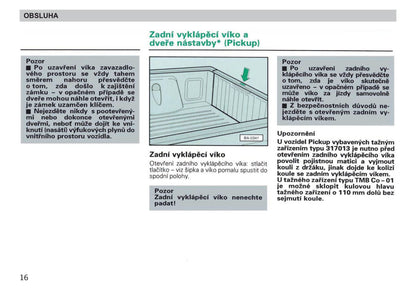 1998-1999 Skoda Felicia Owner's Manual | Czech