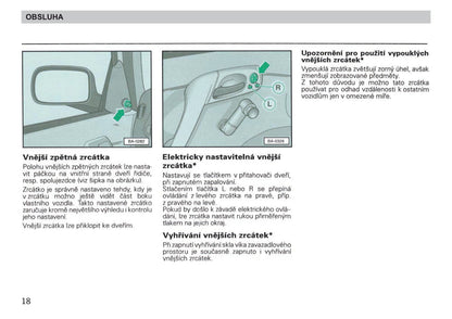 1998-1999 Skoda Felicia Owner's Manual | Czech