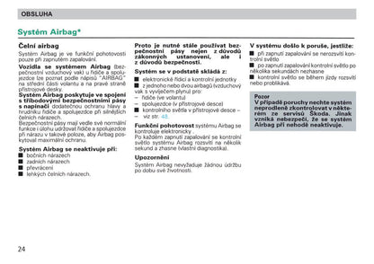 1998-1999 Skoda Felicia Owner's Manual | Czech