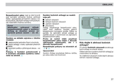 1998-1999 Skoda Felicia Owner's Manual | Czech